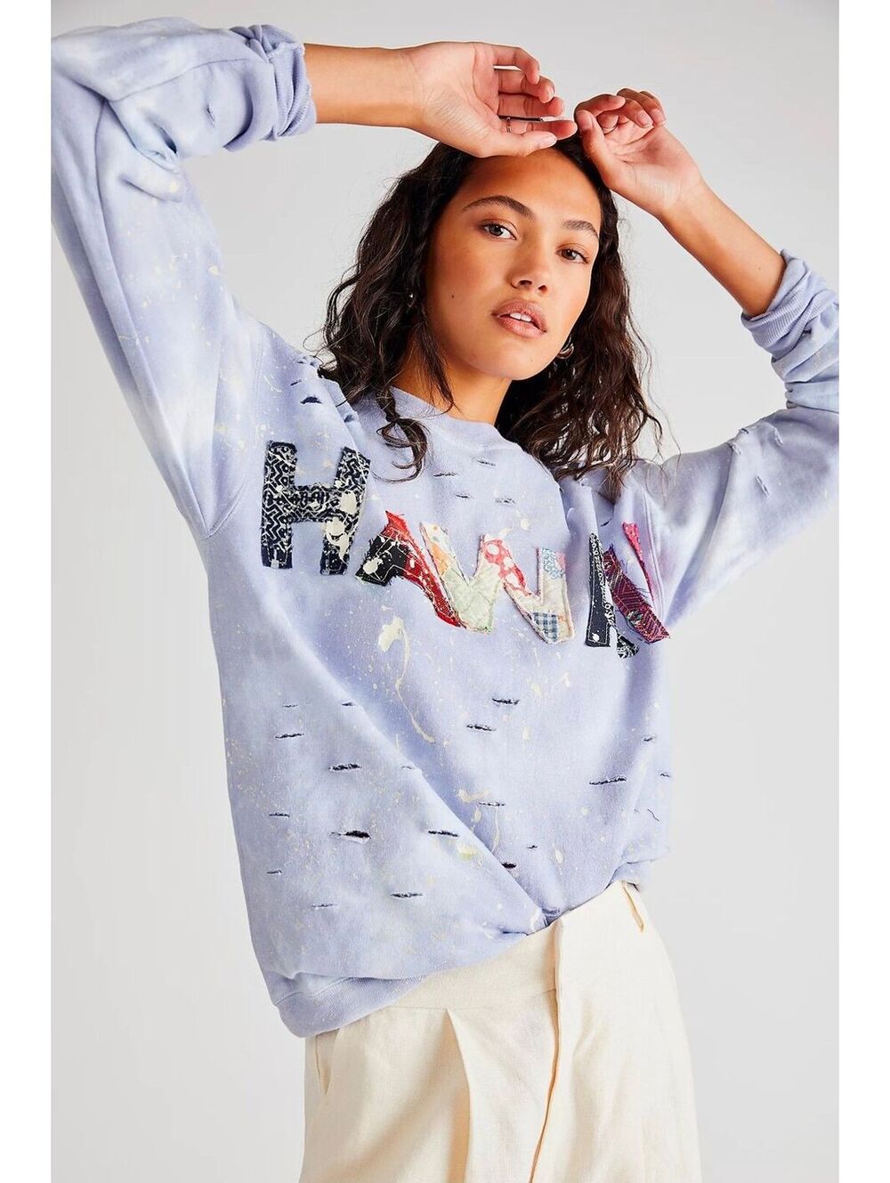 00.Sz.Small|Free People x Tricia Fix Hawaii Surf Sweat